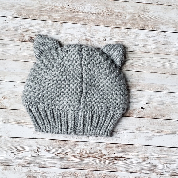 GAP Knit Cat Designed Hat With Embroidery - Picture 3 of 4